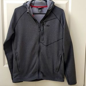 Outdoor Research Men's Starfire Hoody Sweater Charcoal Size M